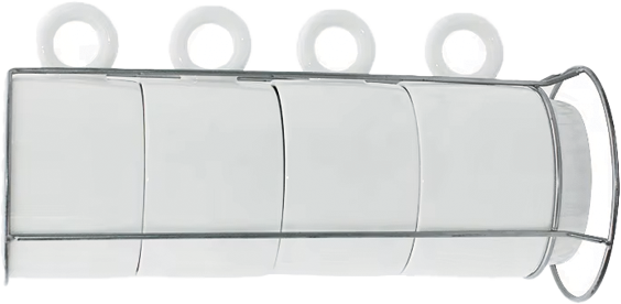 ست فنجان پایه‌دار چهار عددی