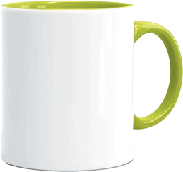 لیوان داخل رنگی