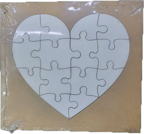 پازل طرح قلب